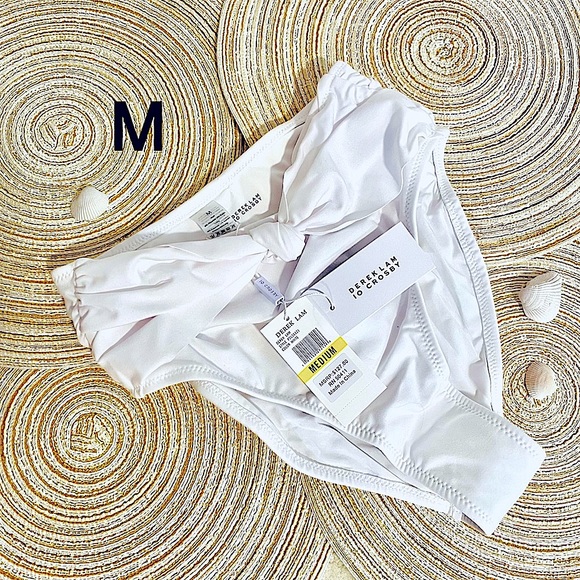 NWT M DEREK LAM 10CROSBY White high leg front knot